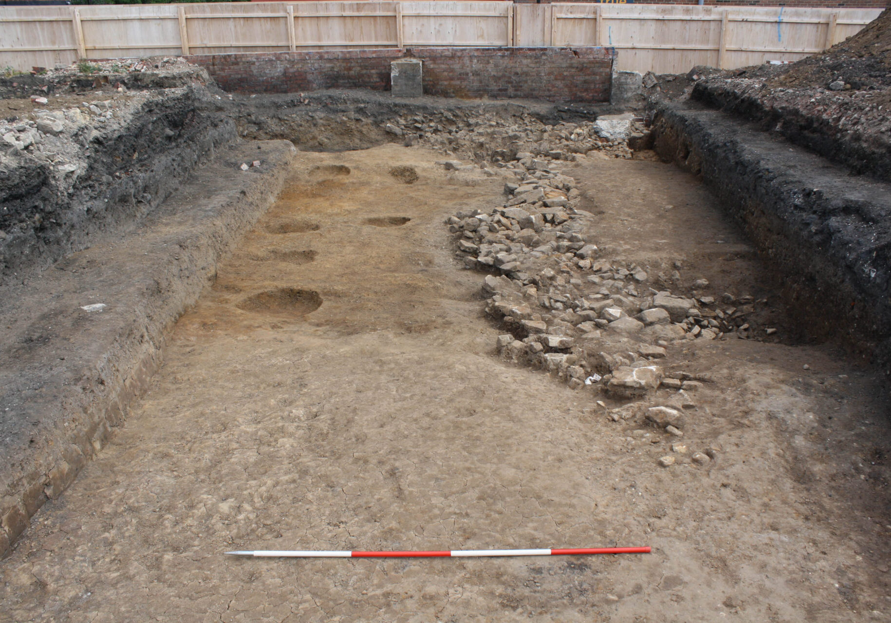 Turret 3a showing cippi pits